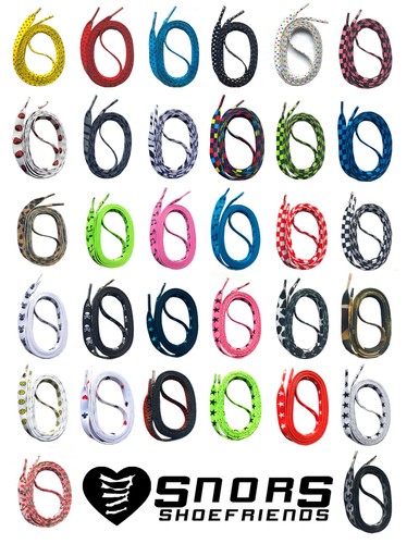 Snors printed shoelaces - shoelaces, shoe