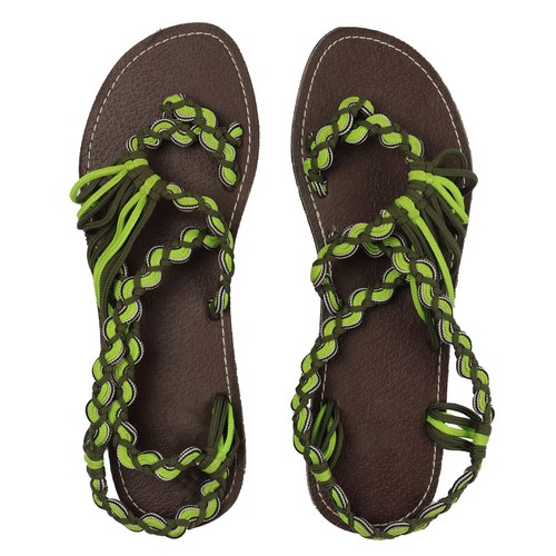 Ladies sandals green - ladies,