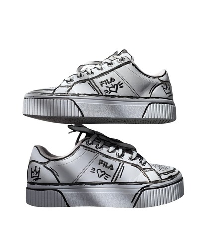 Custom fila sneakers size 5 - custom,