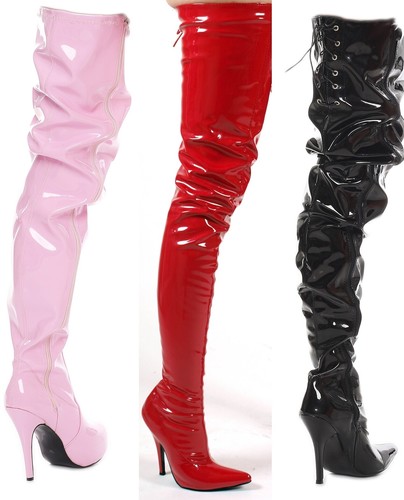 Crotch thigh high - , heels